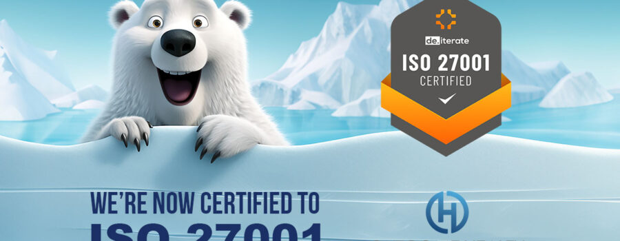We Are Now Certified to ISO 27001